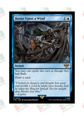 牌客窝 万智牌 乘风而行 Borne Upon a Wind 金 蓝 闪