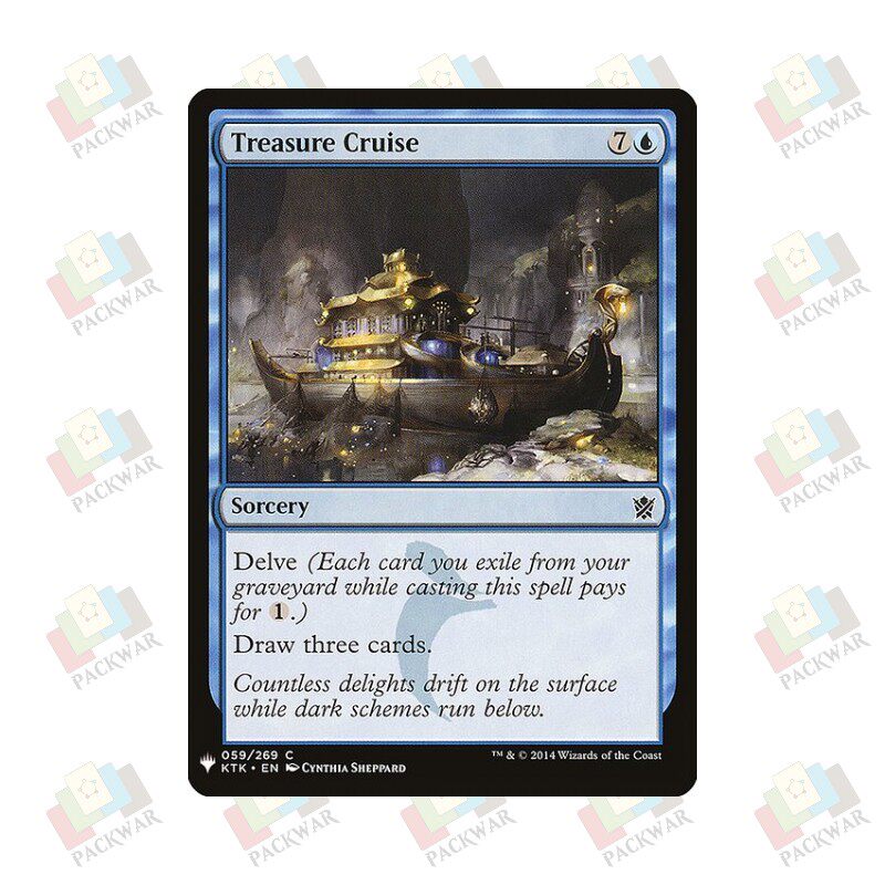 牌客窝 万智牌 宝船巡游 Treasure Cruise 铁 蓝 闪
