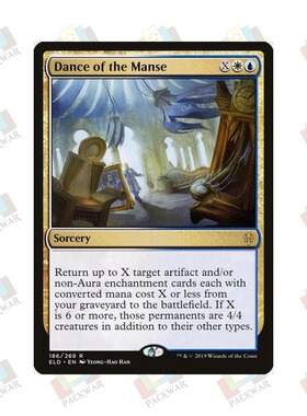 牌客窝 万智牌 全宅起舞 Dance of the Manse 金 多色 闪