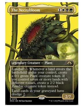 牌客窝 万智牌  死冥盛花 The Necrobloom 金 多色