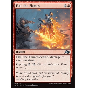 Fuel the Flames 牌客窝 红 火上浇油 银 闪 万智牌