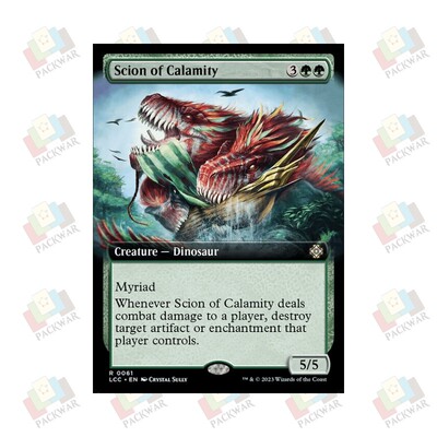 牌客窝 万智牌 始灾后裔 Scion of Calamity 金 绿 闪