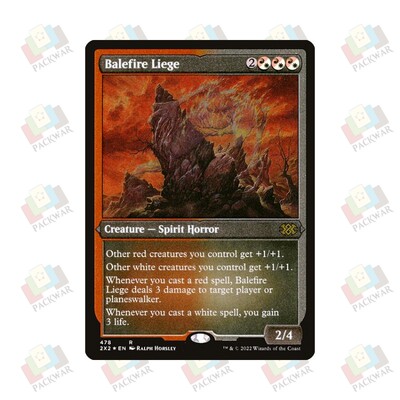 牌客窝 万智牌 葬火王侯 Balefire Liege 金 多色 闪