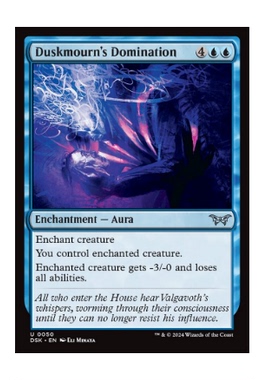 牌客窝 万智牌 受控暮悲邸 Duskmourn's Domination 银 蓝