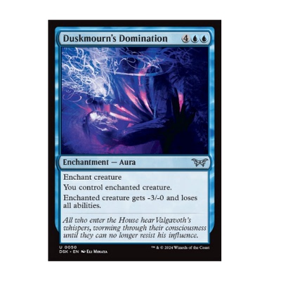 牌客窝 万智牌 受控暮悲邸 Duskmourn's Domination 银 蓝 闪