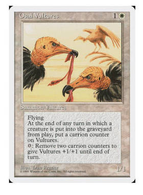 牌客窝 万智牌 奥塞秃鹰 Osai Vultures 白