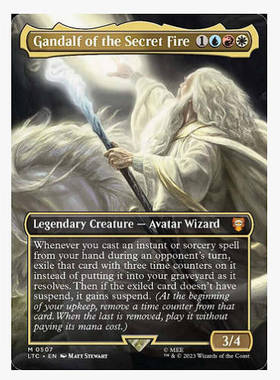 牌客窝 万智牌 不灭之火甘道夫 Gandalf of the Secret Fire 金多
