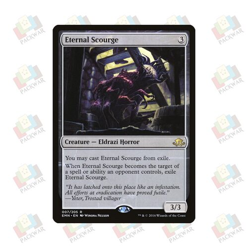 牌客窝 万智牌   恒久祸害 Eternal Scourge 金 无色 闪
