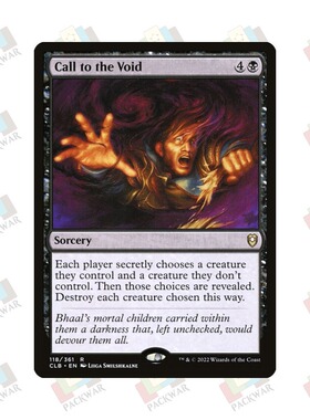 牌客窝 万智牌 虚空召唤 Call to the Void 金 黑色