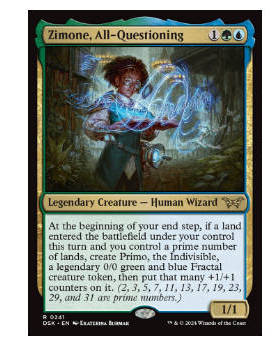 牌客窝 万智牌 好问琦梦 Zimone, All-Questioning 金 多色