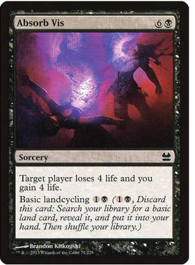 牌客窝 万智牌 吸取维质 Absorb Vis 铁 黑