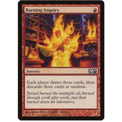 牌客窝 万智牌 火热探究 Burning Inquiry 铁 红 闪