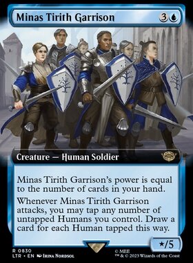 牌客窝 万智牌 中洲传说 LTR Minas Tirith Garrison 金 蓝