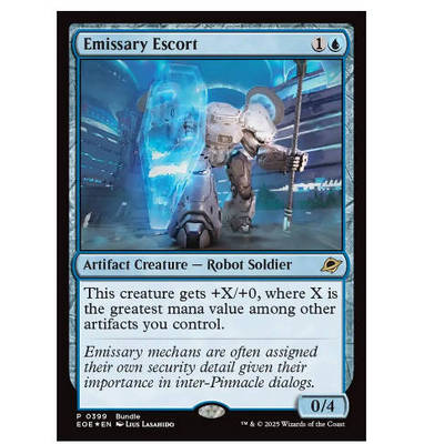 牌客窝 万智牌 密使卫械  Emissary Escort 金 蓝 闪