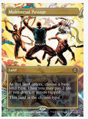 牌客窝 万智牌 多重宇宙通道 Multiversal Passage 金 地 闪