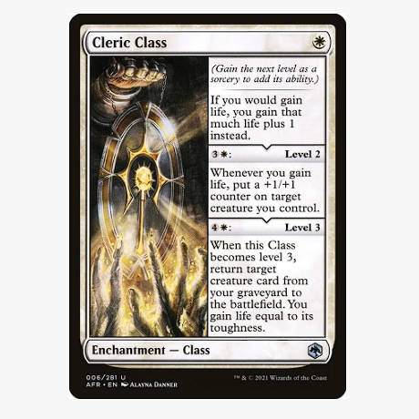 牌客窝 万智牌 职业：牧师  Cleric Class 银 白