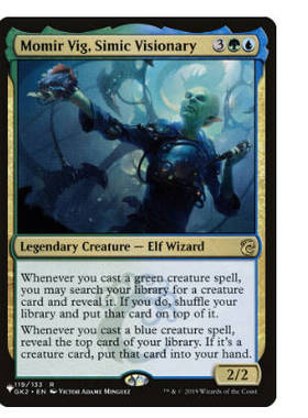 万智牌 析米克幻视师莫秘维 Momir Vig, Simic Visionary 金 多色