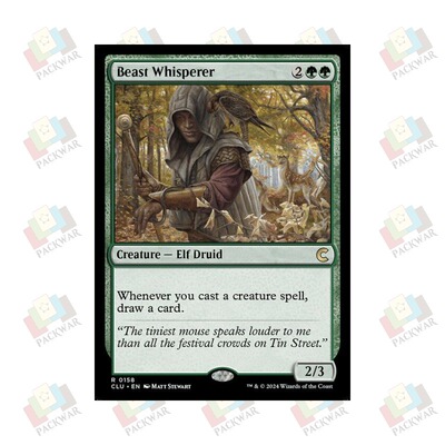 牌客窝 万智牌 兽群语者 Beast Whisperer 金 绿 闪