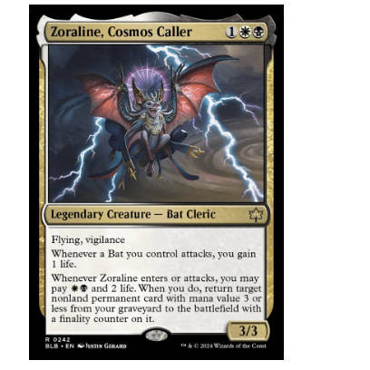 万智牌  星宇唤师佐拉琳 Zoraline, Cosmos Caller 金 多色