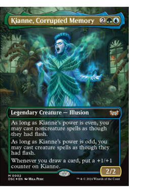 万智牌 腐化记忆齐安妮 Kianne, Corrupted Memory 秘稀 多色