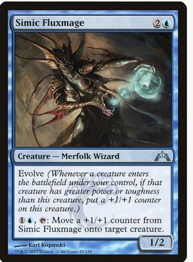 牌客窝 万智牌  析米克变异法师 Simic Fluxmage 银 蓝色