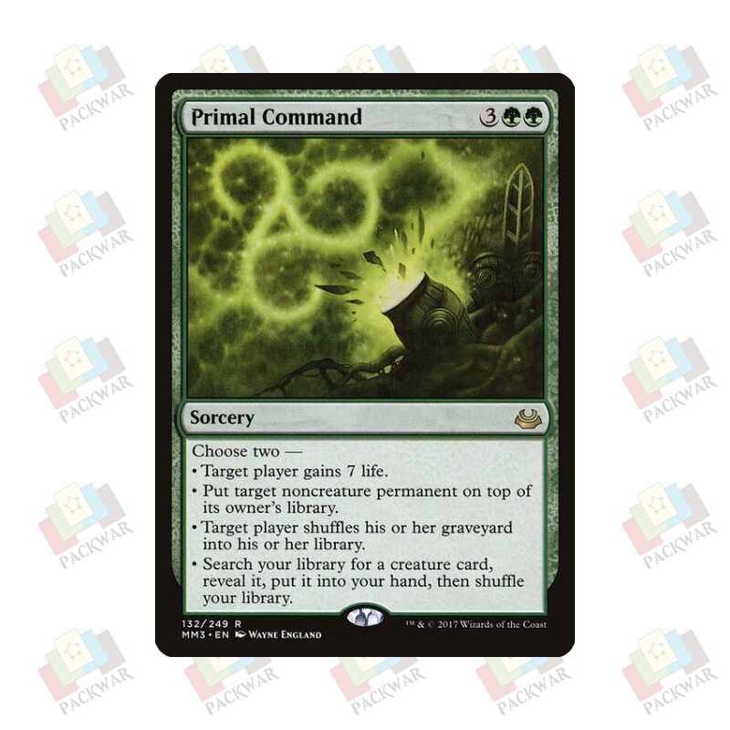 牌客窝 万智牌 原初指命 Primal Command 金 绿 闪