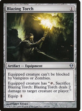 牌客窝 万智牌  明亮火把 Blazing Torch 银 无色