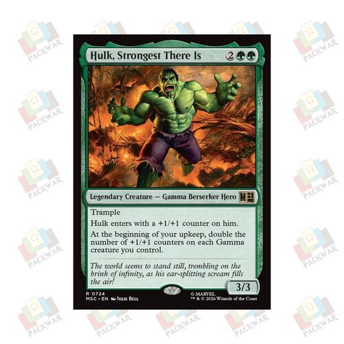 牌客窝 万智牌 最强力士浩克 Hulk, Strongest There Is 金 绿 闪