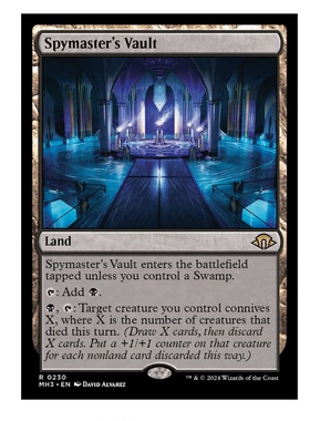 牌客窝 万智牌 密探长地窖 Spymaster's Vault 金 地