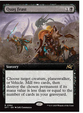 牌客窝 万智牌 沼地盛宴 Quag Feast 金 黑色