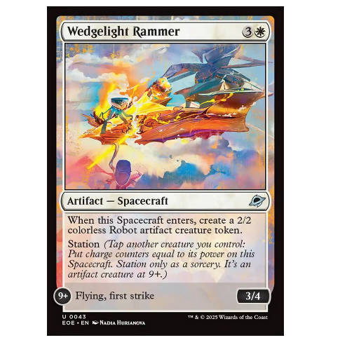 牌客窝 万智牌 楔光冲击舰 Wedgelight Rammer 银 白