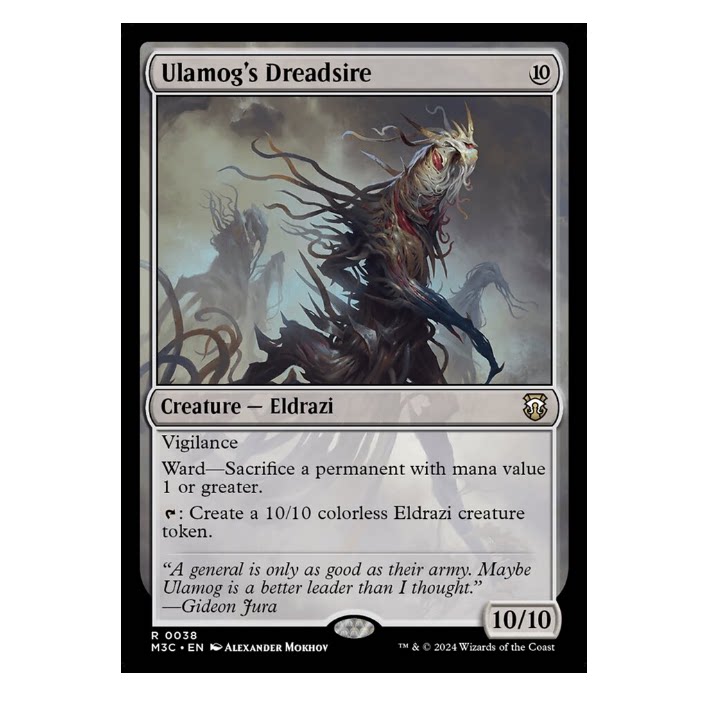牌客窝 万智牌 钨拉莫惧霸体 Ulamog's Dreadsire 金 无色 - 实物图