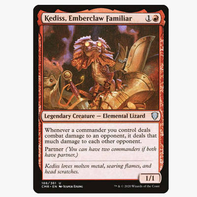牌客窝 万智牌 烬爪佣兽柯迪斯 Kediss, Emberclaw Familiar 闪