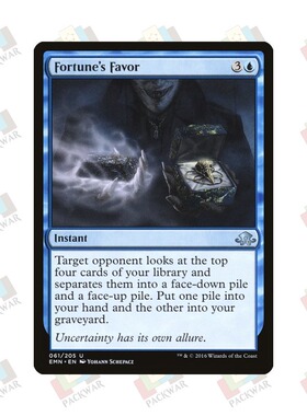 牌客窝 万智牌 命运眷宠 Fortune's Favor 金 蓝 闪