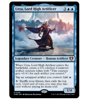 万智牌 铸物勋爵克撒 Urza, Lord High Artificer 秘稀 蓝 闪