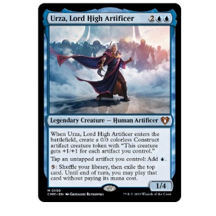 万智牌 铸物勋爵克撒 Urza, Lord High Artificer 秘稀 蓝 闪