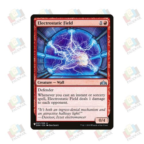 牌客窝 万智牌 静电力场 Electrostatic Field 银 红