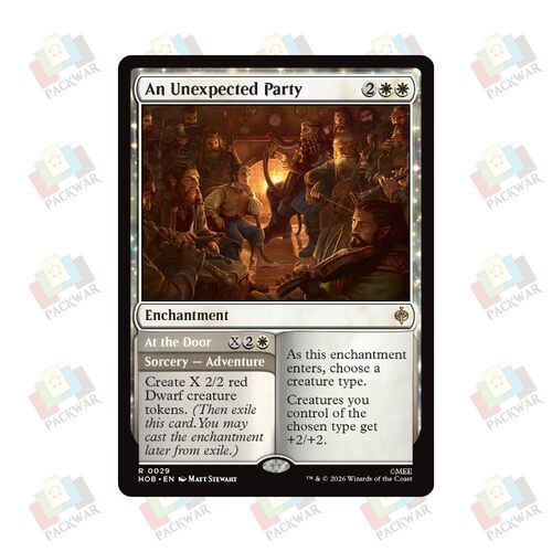 牌客窝 万智牌 意料之外的聚会 An Unexpected Party 金 白 闪