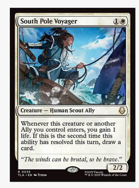 牌客窝 万智牌 南极旅人 South Pole Voyager 金 白色