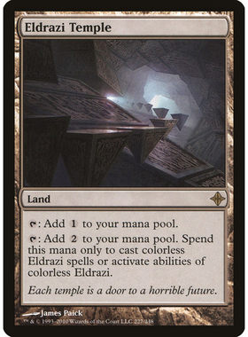 牌客窝 万智牌 奥札奇殿堂 Eldrazi Temple 金 地