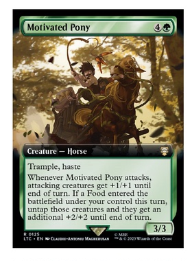 牌窝 万智牌 积极小马 Motivated Pony 金 绿