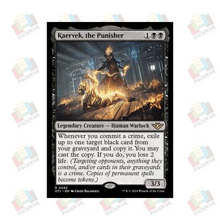 牌客窝 万智牌 惩罚者凯雷威克 Kaervek, the Punisher 金 黑 闪
