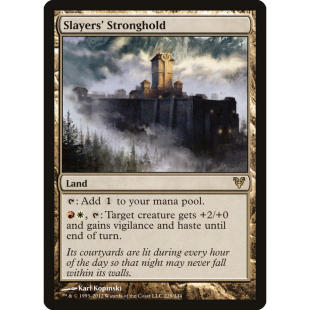 牌客窝 万智牌 克星城塞 Slayers' Stronghold 金 地