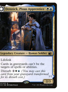 牌客窝 万智牌  虔敬新兵丹尼克Dennick, Pious Apprentice 金 多