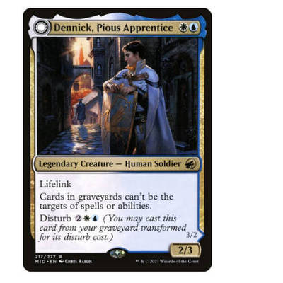 牌客窝 万智牌  虔敬新兵丹尼克Dennick, Pious Apprentice 金 多