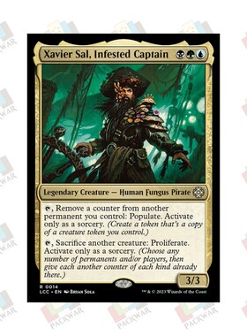 万智牌 菌变船长哈维萨尔 Xavier Sal, Infested Captain 金 多色