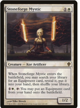 牌客窝 万智牌  锻石秘教徒  Stoneforge Mystic  金 白 闪