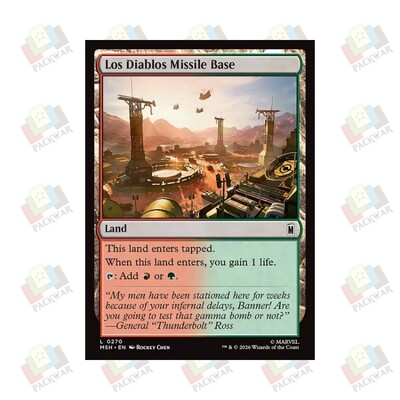 万智牌 洛斯迪亚布罗斯导弹基地 Los Diablos Missile Base 铁 地