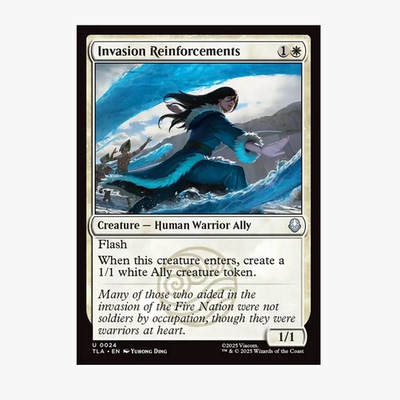 牌客窝 万智牌 侵攻援兵 Invasion Reinforements  银 白色