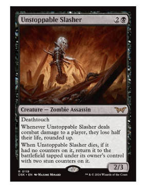 牌客窝 万智牌 难阻刀客 Unstoppable Slasher 金 黑色